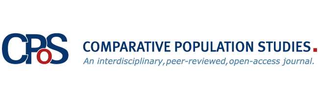 Logo der Zeitschrift „Comparative Population Studies“
