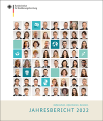 Cover „Jahresbericht 2022“ (verweist auf: Jahresbericht 2022)