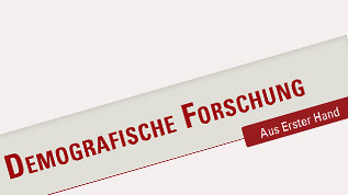 Icon of the newsletter “Demografische Forschung Aus Erster Hand” [First Hand Demographic Research] (refer to: Demografische Forschung Aus Erster Hand)