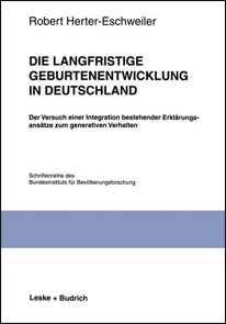 Publikationscover „Die langfristige Geburtenentwicklung in Deutschland“