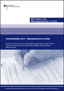 Cover "Familienleitbilder 2012 – Methodenbericht zur Studie"