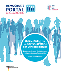 Cover "Online-Dialog zur Demografiestrategie der Bundesregierung"