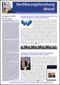 Cover "Bevölkerungsforschung Aktuell 6/2014"