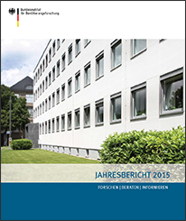 Cover „Jahresbericht 2015“ (refer to: Jahresbericht 2015)