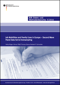 Cover "Job Mobilities and Family Lives in Europe – Second Wave"