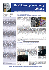 Cover "Bevölkerungsforschung Aktuell 6/2017"