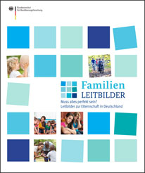 Cover „Familien Leitbilder. Muss alles perfekt sein? Leitbilder zur Elternschaft in Deutschland“