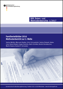 Cover "Familienleitbilder 2016 – Methodenbericht zur 2. Welle"