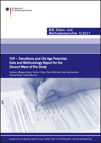 Cover "TOP – Transitions and Old Age Potential: Data and Methodology Report for the Second Wave of the Study"