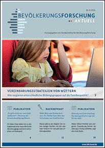Cover "Bevölkerungsforschung Aktuell 4/2019"