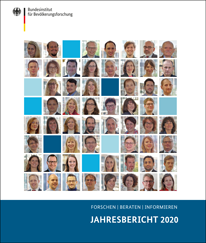 Cover „Jahresbericht 2020“ (refer to: Jahresbericht 2020)
