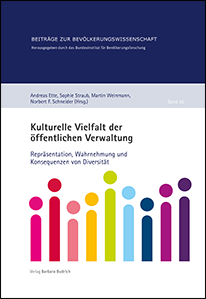 Cover &#034;Kulturelle Vielfalt der öffentlichen Verwaltung&#034; (refer to: Kulturelle Vielfalt der öffentlichen Verwaltung)