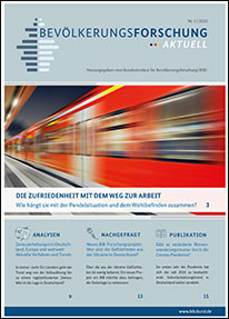 Cover &#034;Bevölkerungsforschung Aktuell 5/2022&#034; (refer to: Bevölkerungsforschung Aktuell 5/2022)