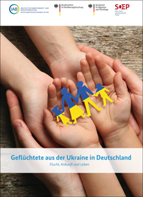 Cover „Geflüchtete aus der Ukraine in Deutschland“ (refer to: Geflüchtete aus der Ukraine in Deutschland: Flucht, Ankunft und Leben)