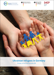 Cover „Ukrainian refugees in Germany: Escape, arrival and everyday life“ (refer to: Ukrainian refugees in Germany: Escape, arrival and everyday life)