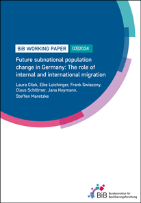 Cover &#034;Future subnational population change in Germany: The role of internal and international migration&#034; (verweist auf: Future subnational population change in Germany: The role of internal and international migration)